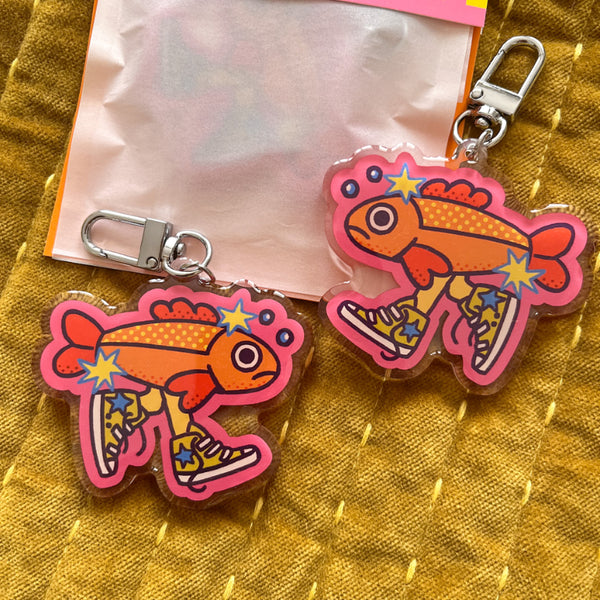 Fish acrylic keychain #K011