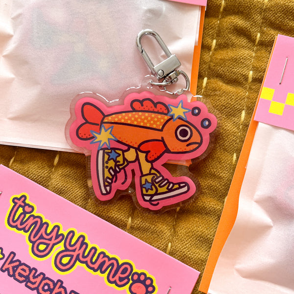 fish Acrylic Keychains, Epoxy Keychain