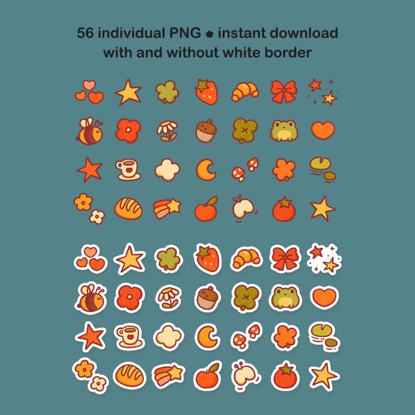 Deco digital stickers #1432