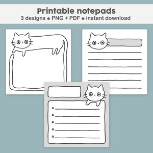 Printable notepads #1429
