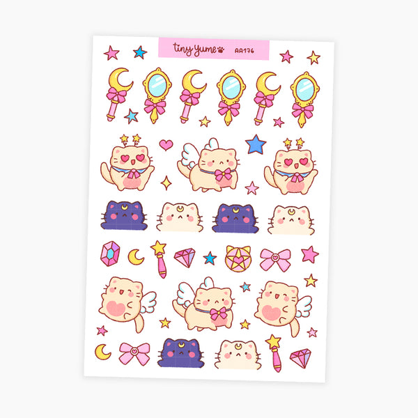 Magical moon stickers #AA176