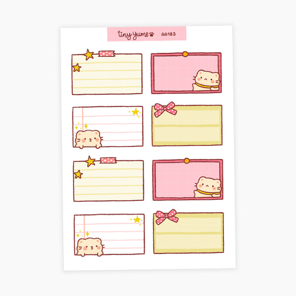 Box label stickers #AA183