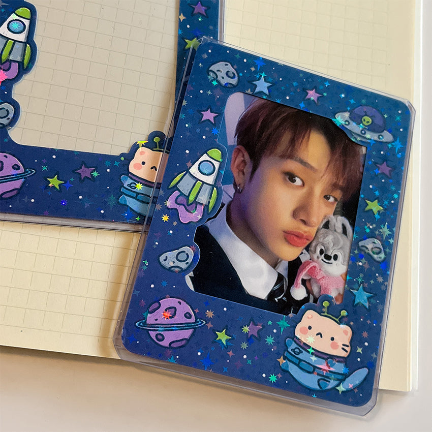 Space Kpop PVC Photocard Toploader, Kpop Penny Sleeve, Polaroids Toploader 