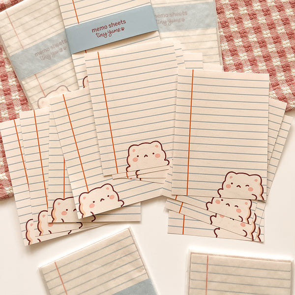 Cat memo sheets #Y028