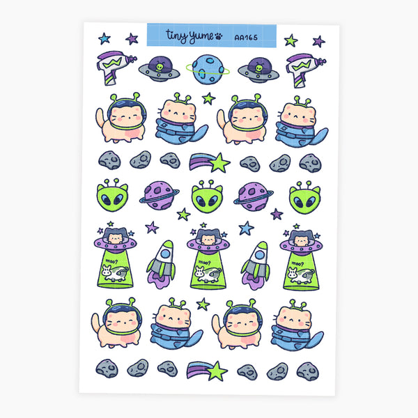 Space sticker sheet #AA165