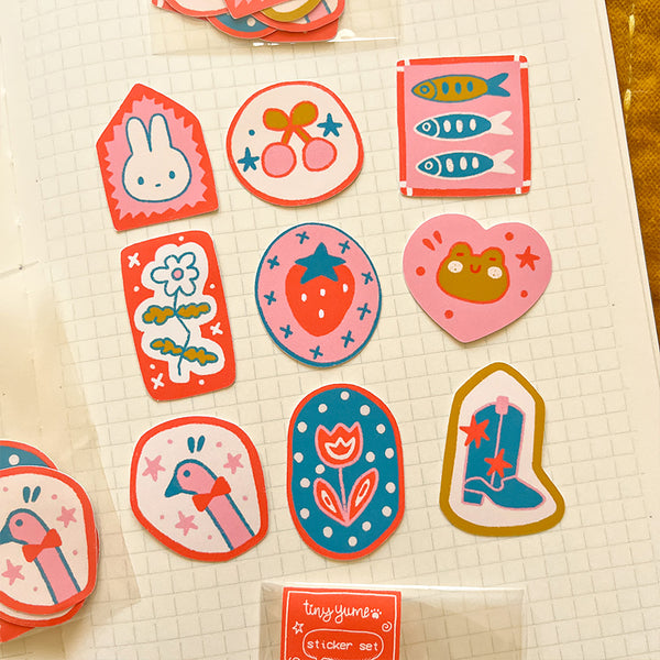 Little things sticker flakes #F154