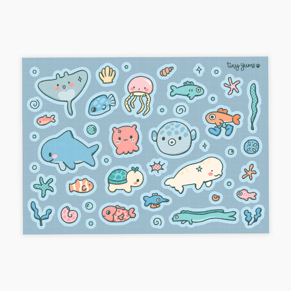 Ocean friends sticker sheet #AA199