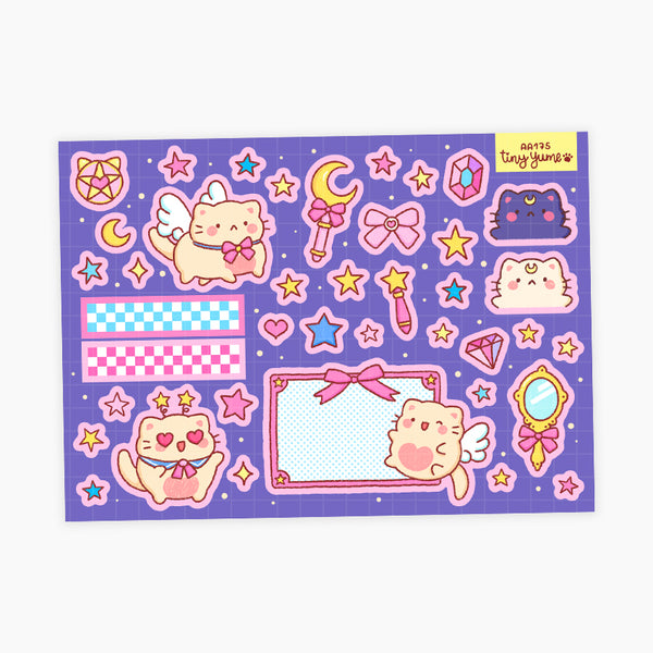 Magical moon stickers #AA175