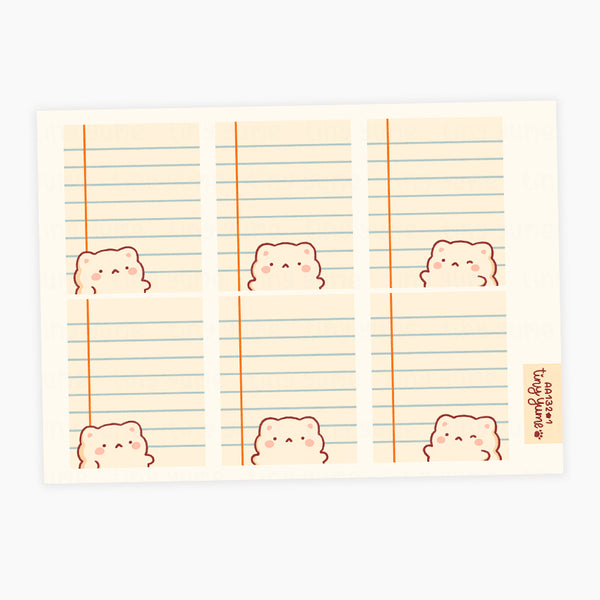 Box notebook cat stickers #AA132