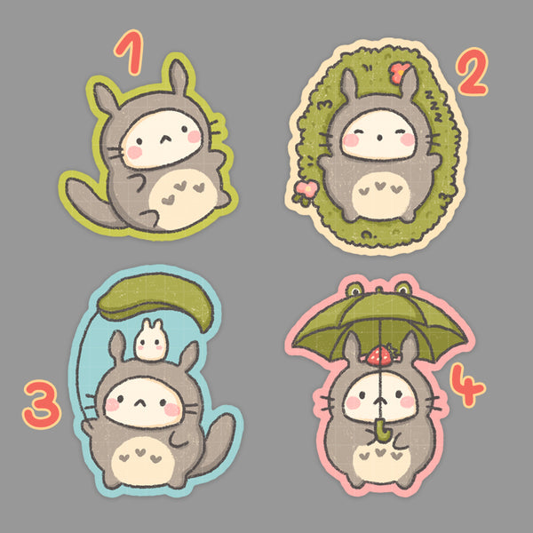 Forest spirit vinyl stickers #F147