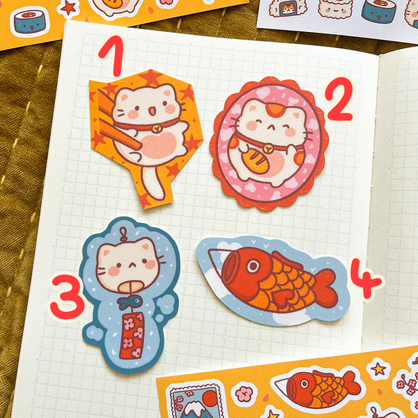 Japan vinyl stickers #F152