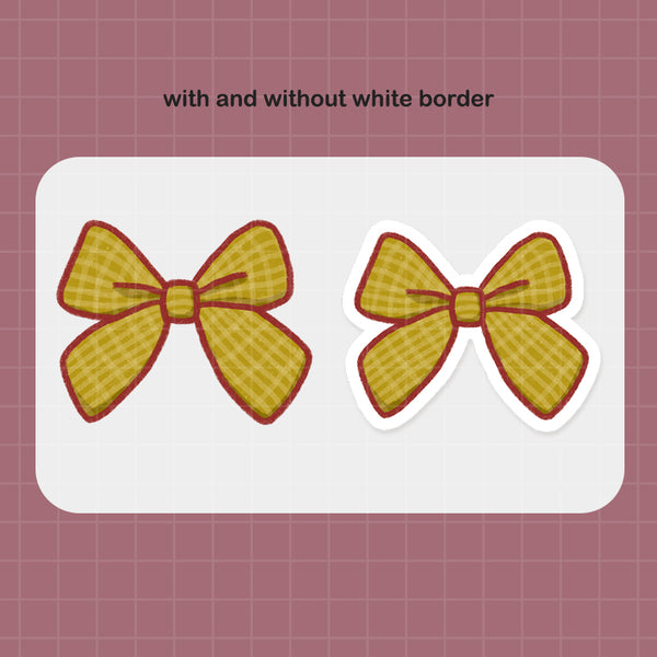 Bow digital stickers #1431