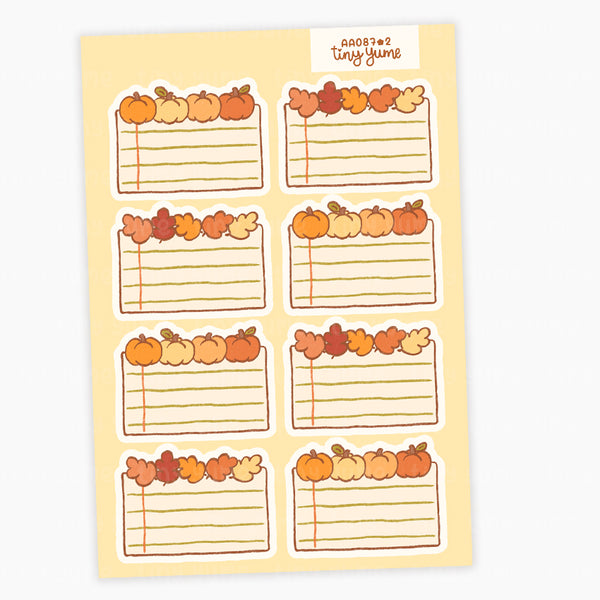 Autumn Planner Stickers #AA087