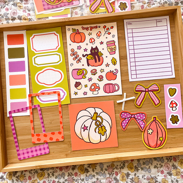 Autumn journaling kit #P033