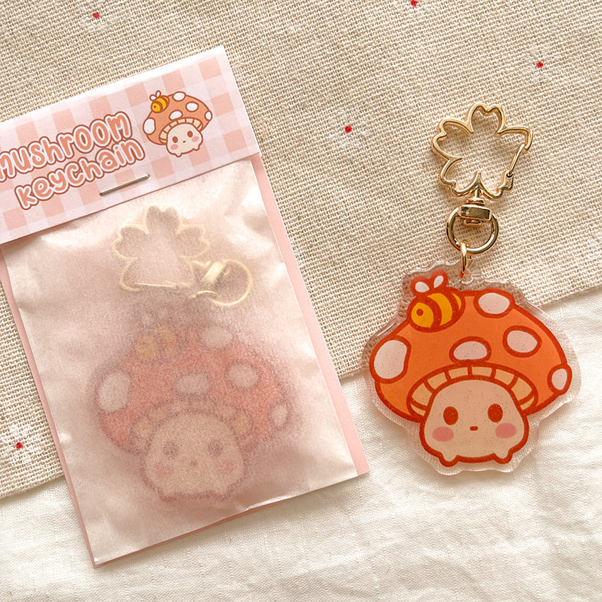 SPROUT MOLE Acrylic Keychain 苗モグラ Muchroom Acrylic Keychains – TinyYume