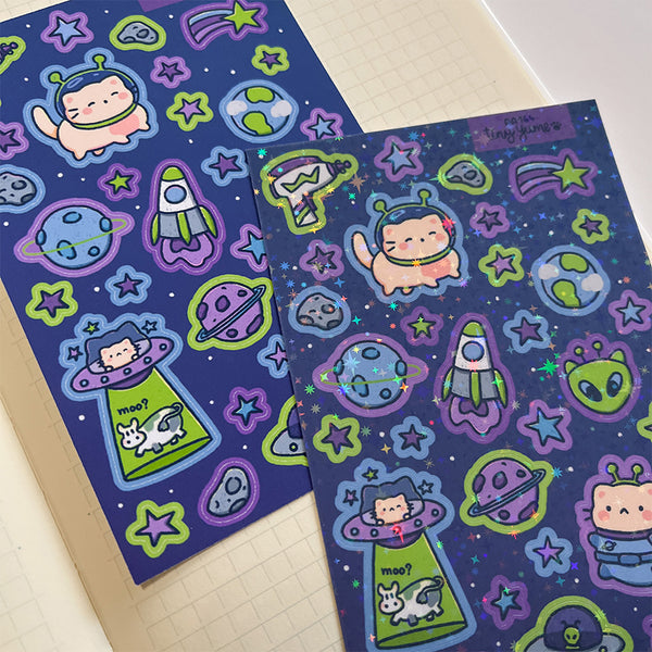 Space sticker sheet #AA164
