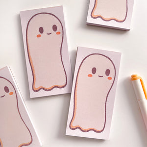 Ghost Halloween Memo Pad, Handmade Memo Pads, Notes, Memo