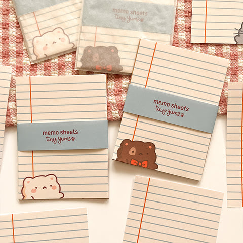 Cat memo sheets #Y028