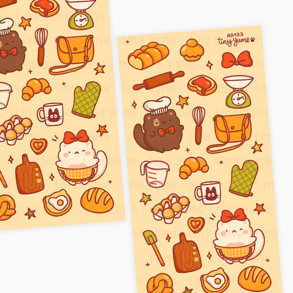 Bakery Stickers, Polco Stickers, Penpal Stickers, Bullet Journal Stickers