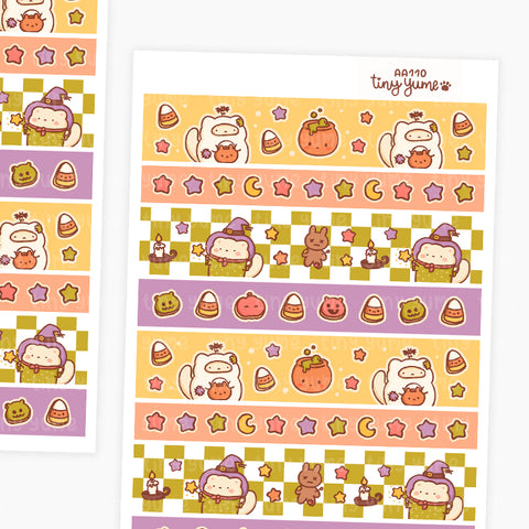 Halloween stickers, Spooky cute stickers, Cat stickers, Polco Stickers