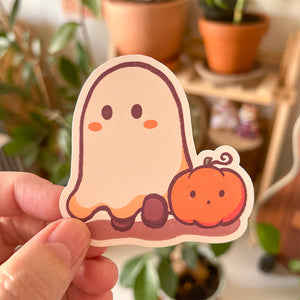 Ghost vinyl stickers, Halloween Autumn Stickers