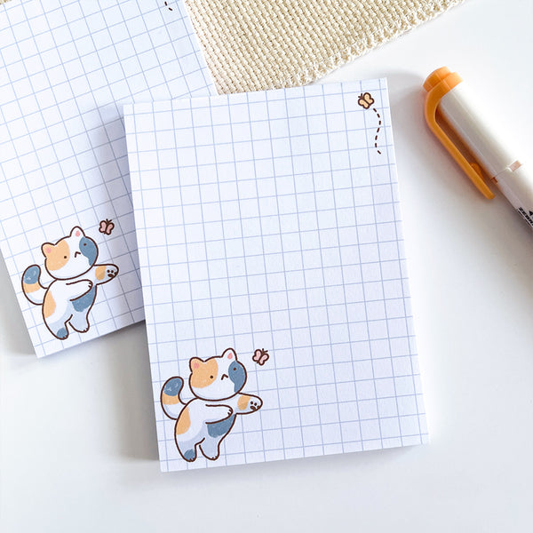 Cat Memo Pad, Handmade Memo Pads, Cute Notepad, Notes, Memo, Bloc notes mignon