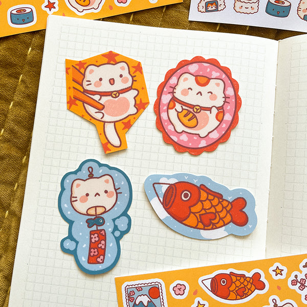 Japan vinyl stickers #F152