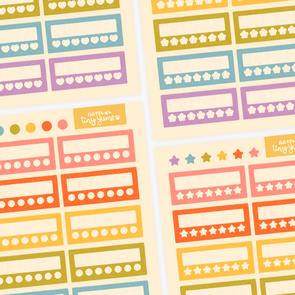 Tracker habits stickers, Tracker stickers, Habits stickers, journaling stickers