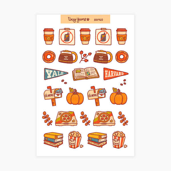 Welcome Fall stickers #AA160