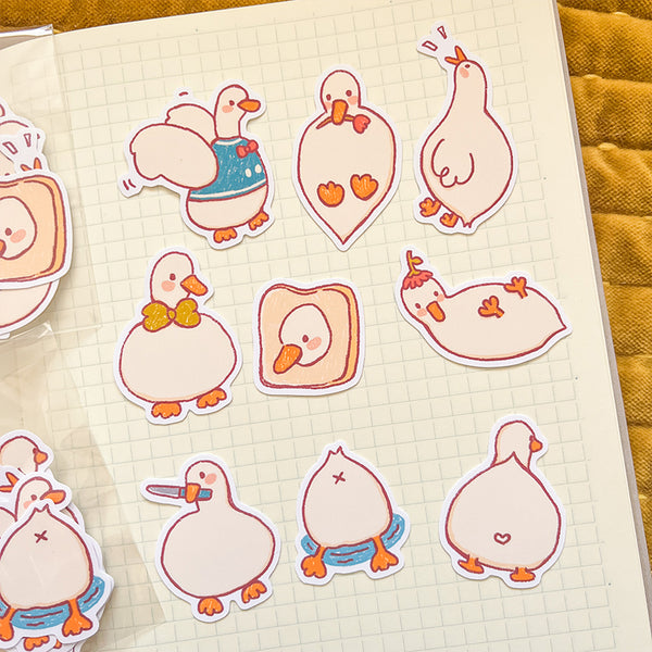 Duck sticker flakes #F153