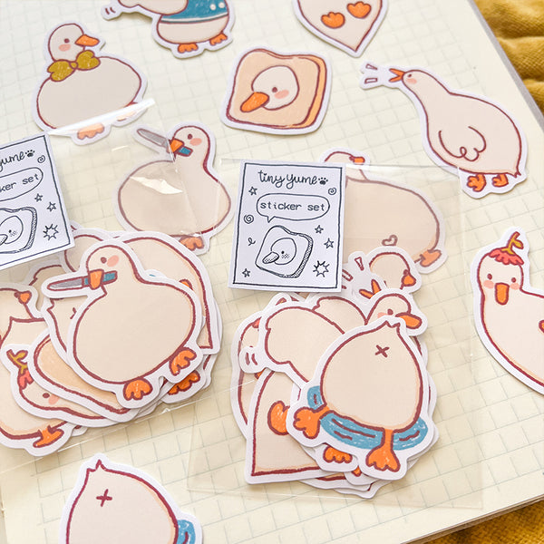 Duck sticker flakes #F153