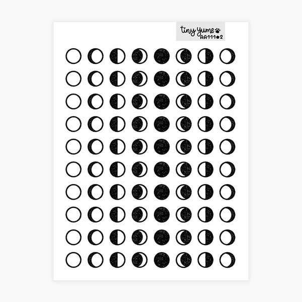 Moon phases stickers #AA111