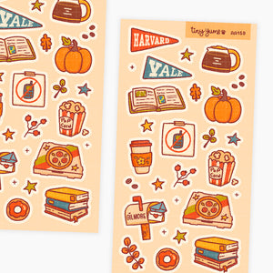 Welcome fall stickers, autumn Stickers, cozy Stickers