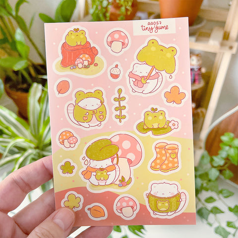 Yume & frog stickers #AA057